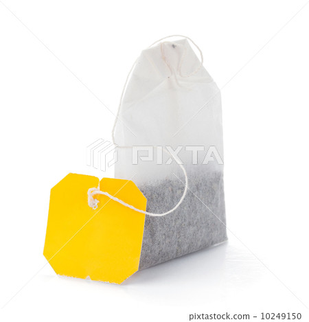 Teabag with yellow label 10249150