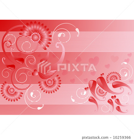Red satin background with the decor Red satin background with the decor 10259366