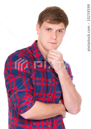 Portrait of handsome young guy 10259599