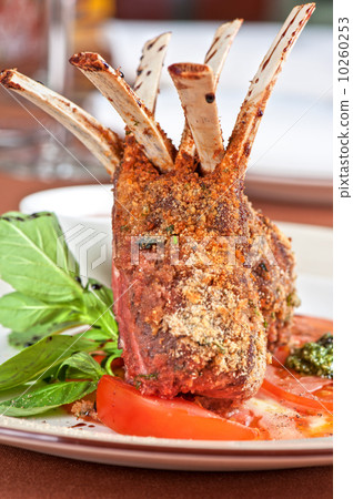 roasted lamb rib roasted lamb rib 10260253