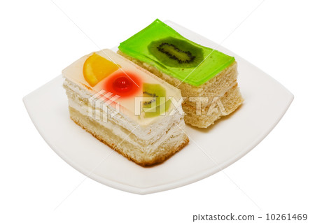 Sweet cakes with fruit 10261469