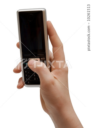 Phone in a hand Phone in a hand 10261513