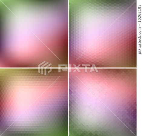 Retro colorful backgrounds collection 10262195