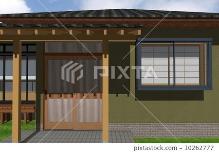 The entrance of a Japanese house The entrance of a Japanese house 10262777