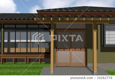 The entrance of a Japanese house The entrance of a Japanese house 10262778