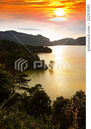 vertical landscape with mountains lake vertical landscape with mountains lake 10263095