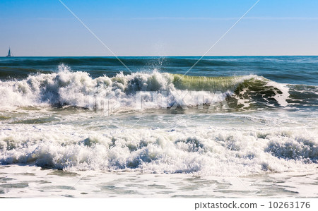 sea wave at Mediterranean sea wave at Mediterranean 10263176