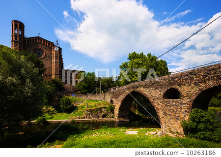 ancient church and medieval bridge 10263186