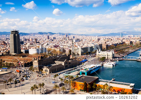 Barcelona city from port side Barcelona city from port side 10263202