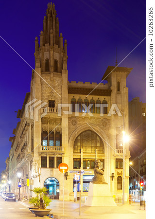 Night view of Via Laietana. Barcelona Night view of Via Laietana. Barcelona 10263266