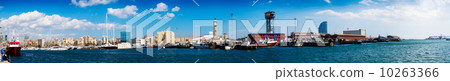 panoramic view of Port Vell panoramic view of Port Vell 10263366