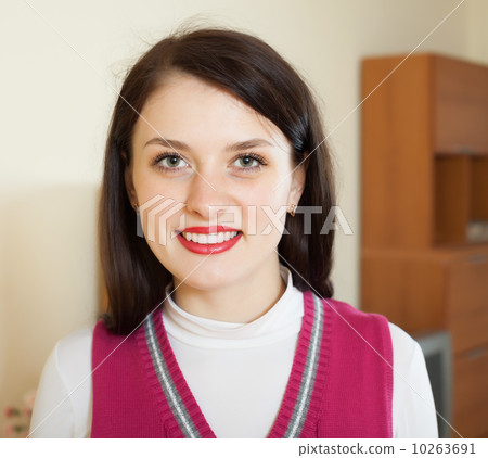 girl in home or office interior 10263691