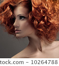Fashion Portrait. Beautiful Woman. Curly Hair. 10264788
