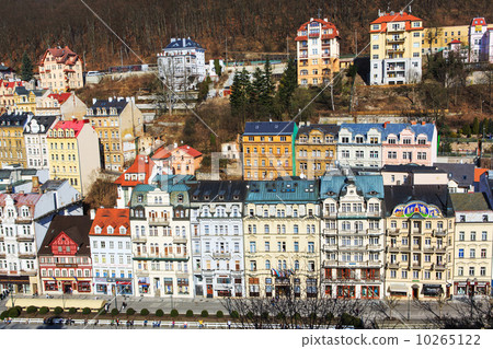 City view of Carlsbad - Karlovy Vary, Czech republic. City view of Carlsbad - Karlovy Vary, Czech republic. 10265122