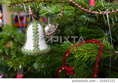 Antique toy on Christmas tree. Antique toy on Christmas tree. 10265151