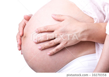 Lovely pregnant with her husband used hand touched torso Lovely pregnant with her husband used hand touched torso 10270358