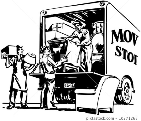 Packing Moving Van 10271265