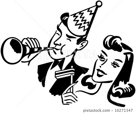 New Year's Party Couple New Year's Party Couple 10271347