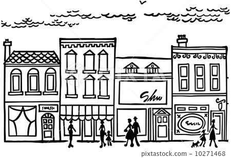 Small Town Main Street 10271468