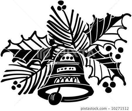 Christmas Bell With Holly Christmas Bell With Holly 10271512