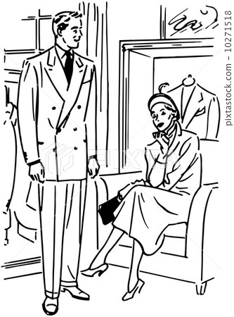 Man Modeling Suit 10271518