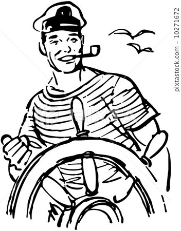 Sailor At The Helm 10271672