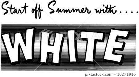 Start Off Summer With White 10271910