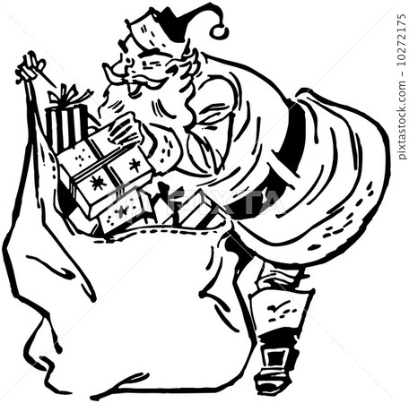 Santa Claus With Sack 10272175