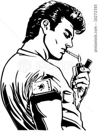 greaser cigarette pack sleeve My very cool grandpa in the 1950s holding a fish, smoking a cigarette, with a book tucked into his pants and in his sleeve. : r/OldSchoolCool Guys rolling cigarette packs into
