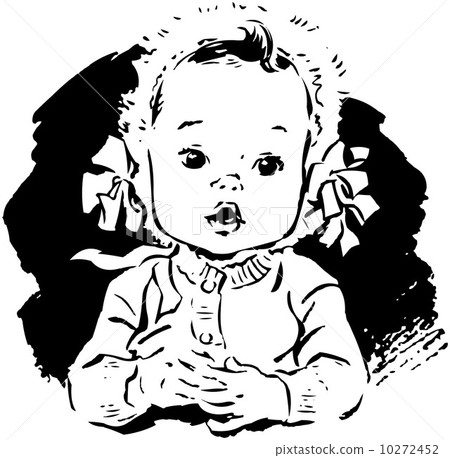 Baby Girl In Bonnet 10272452