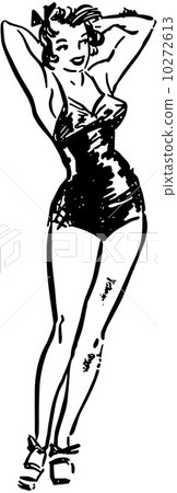 Cute Pin Up Gal 10272613