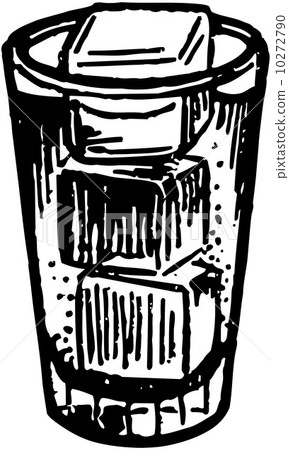 Glass With Ice Cubes Glass With Ice Cubes 10272790