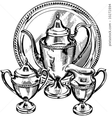 Silverware Tea Set Silverware Tea Set 10272894