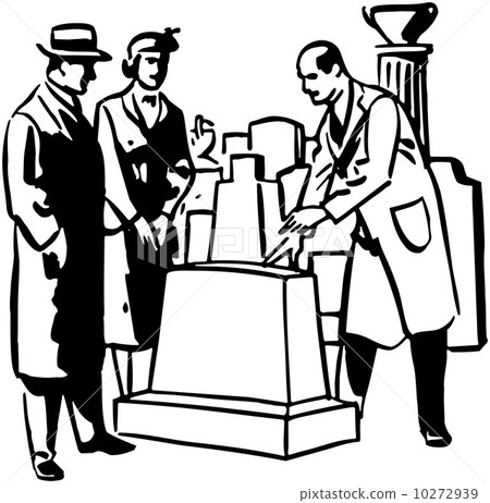 Man Selling Tombstone 10272939