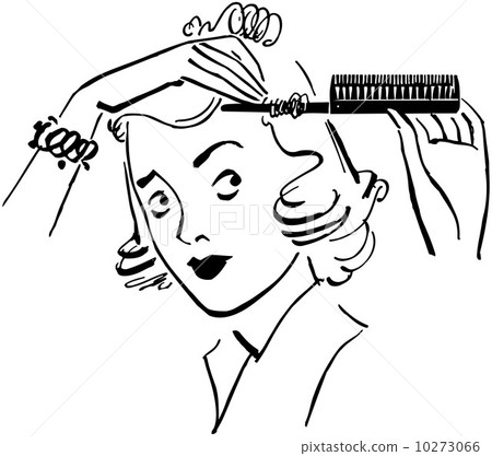 Lady Styling Hair 10273066