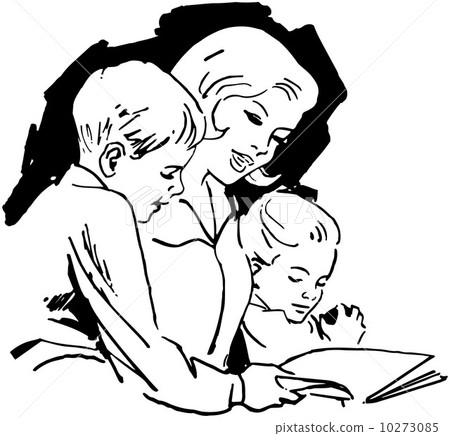Mom Reading With Children Mom Reading With Children 10273085