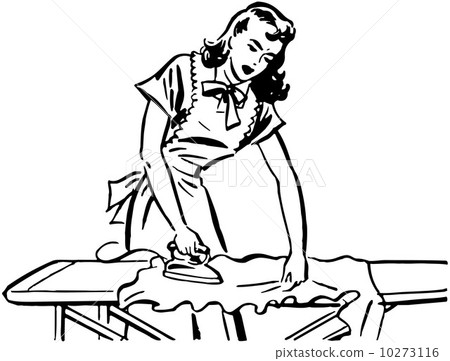 Woman Ironing 10273116