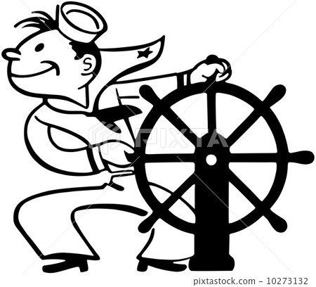 Sailor At Helm 10273132