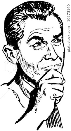 Pondering Man 10273140