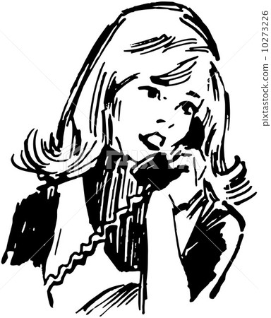 Gal On The Phone 10273226