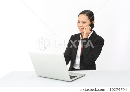 Asian businesswoman at work 10274794