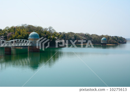 春天的湖畔 10275613