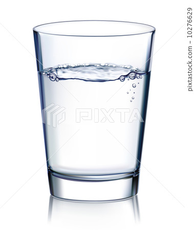 Glass with water isolated. Vector illustration 10276629