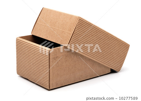 Empty cardboard box on a white background 10277589