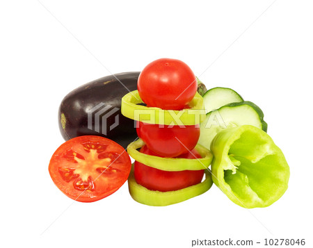 Tomatoes and fresh vegetables. Tomatoes and fresh vegetables. 10278046