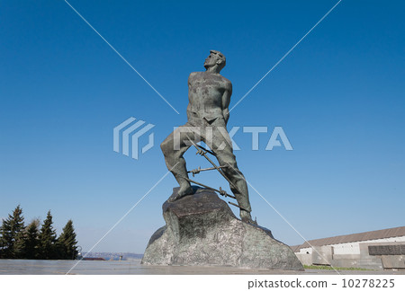 Monument to the Soviet Tatar poet and resistance fighter Musa Dz 10278225