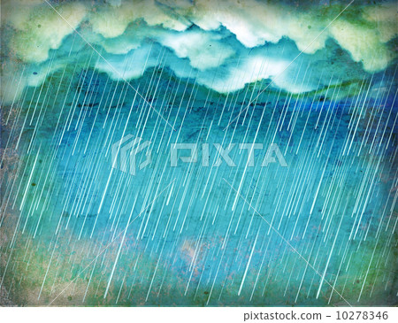Raining sky.Vintage nature background with dark clouds 10278346