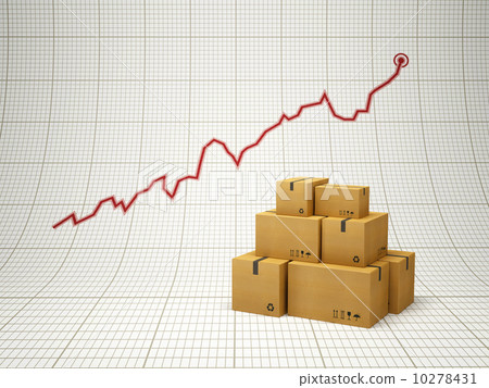 rising amount of delivered goods rising amount of delivered goods 10278431