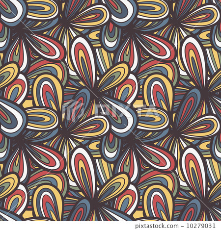 Seamless abstract hand-drawn texture 10279031