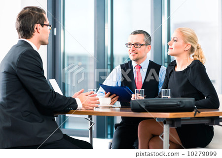 Business - Job Interview with candidate and HR 10279099